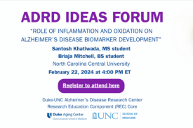 ADRD IDEAS Forum flyer
